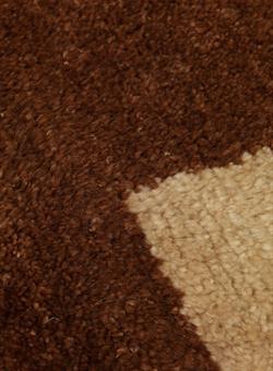 Mara gulvtæppe 120x180 cm Dark Brick fra Ferm Living