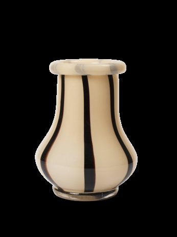 Riban Vase - stribet vase fra Ferm Living medium H19 cm