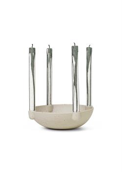 Bowl lysestage i keramik large fra Ferm Living