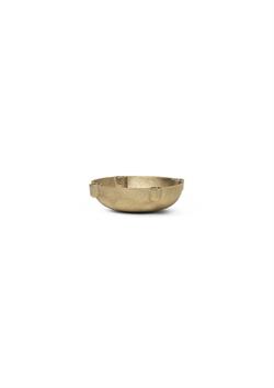 Bowl lysestage i messing small fra Ferm Living