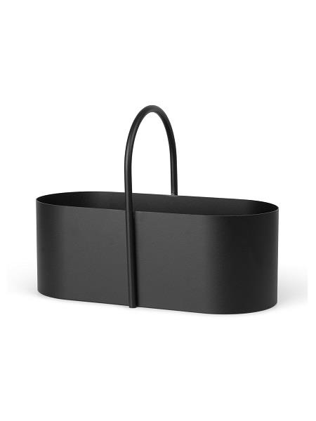 Grip Toolbox - opbevaringskasse med håndtag i sort fra Ferm Living