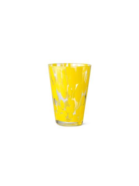 Casca glas i gul fra Ferm Living