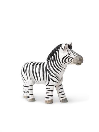 Safaridyr håndskåret zebra fra Ferm Living