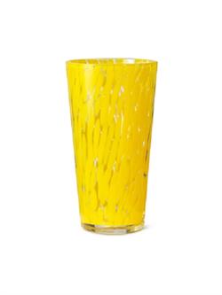 Casca Vase glasvase i gul fra Ferm Living