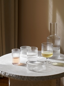 Ripple Verrines glas 4 stk i klar glas fra Ferm Living