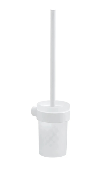 Piren toiletbørste i hvid - væghængt fra Gedy