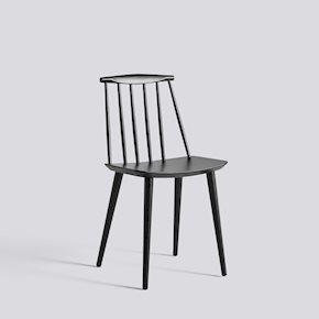 J77 stol - spisebordsstol sort fra HAY