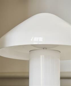 Loftlampe glas bordlampe hvid fra Hay