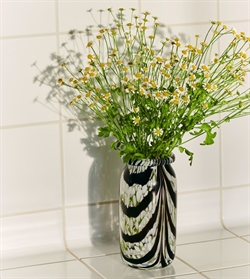 Splash Vase Roll Nack small i coffee/hvid fra HAY