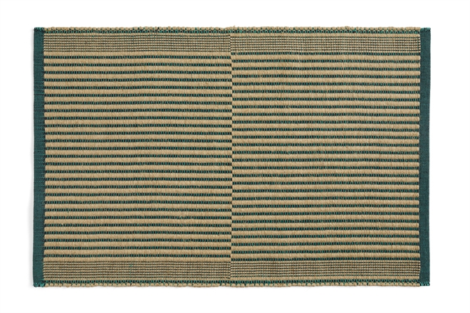 Tapis Mat - Dørmåtte sort og grøn 60 x 95 cm fra HAY