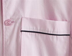 Outline Pyjamasskjorte SS - S/M rosa fra HAY