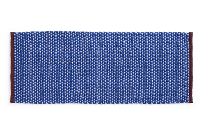 Door Mat - Dørmåtte lang 125x50 cm fra Hay royal blue