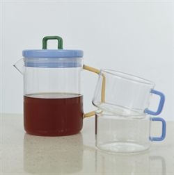 Brew Cup-Set krus i borosilikatglas fra HAY