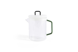 Brew Pot-Jade kande i borosilikatglas hvid fra HAY