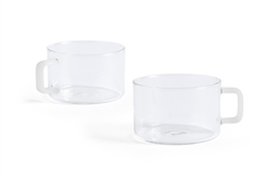 Brew Cup-Set krus i borosilikatglas fra HAY