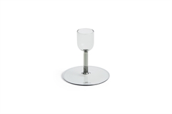 Tiny Candleholder - glas lysestage fra HAY - Straight Grey
