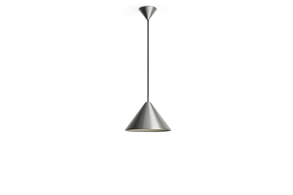 Loftlampe Compass pendant 260 børstet aluminium fra HAY