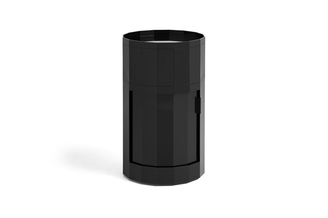 Facet Cabinet inkl. hjul høj i anthracite fra HAY