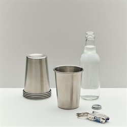 Outdoor Market Market Steel cup - Stålkop 2 stk fra HAY