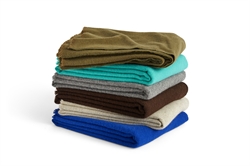 Mono plaid tæppe i ren uld flere farver fra HAY