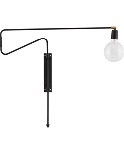 HDSwing væglampe sort med svingarm fra House Doctor