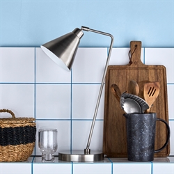 HDGame bordlampe sølv finich House Doctor