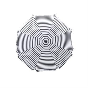 HDOktogon Strand/Haveparasol sort/hvid fra House Doctor