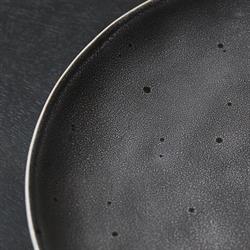 Rustic keramik frokosttallerken / kagetallerken i mørkegrå fra House Doctor