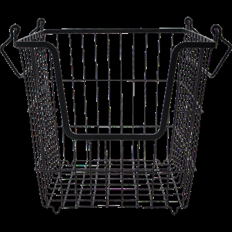 HDTaw Tråd opbevaringskurv sort 26x26 cm fra House Doctor