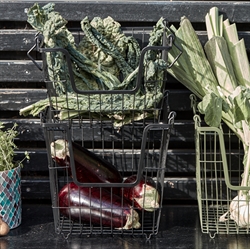 HDTaw Tråd opbevaringskurv sort 26x26 cm fra House Doctor