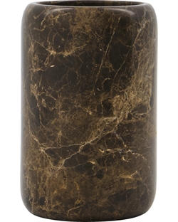 HDAble tandbørsteholder i brun marmor fra House Doctor