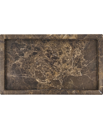 HDAble dekorationsbakke i brun marmor fra House Doctor