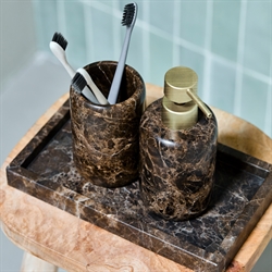 HDAble sæbedispenser i brun marmor fra House Doctor