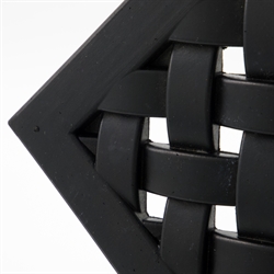 Dørmåtte HDBraid sort 90x60 cm fra House Doctor