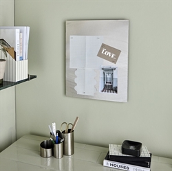 Tavle HDNema i børstet sølvfinish  fra House Doctor