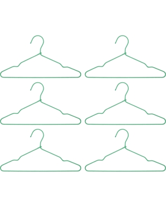 Bøjle HDWire grøn 6 stk fra House Doctor