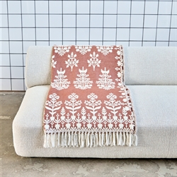 Plaid HDMazzo terracotta 200x140 cm fra House Doctor