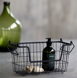 HDTaw Tråd opbevaringskurv sort 32x18 cm fra House Doctor