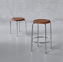 Barstol HDComma cognac-chrom fra House Doctor