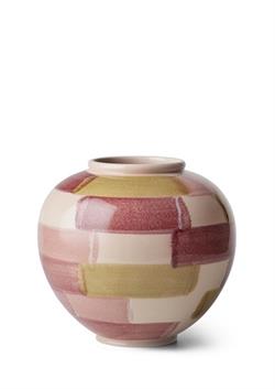 Canvas Vase H20 rosa/brun fra Kähler