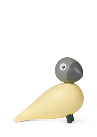 Kay Bojesen Bella Year Bird årsfugl 2025 cream/grå 12,5 cm