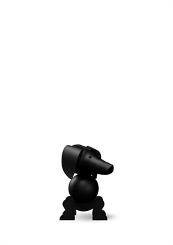 Kay Bojesen Gravhund sort bejdset eg mellem 19 cm