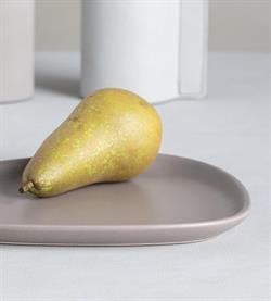 Stoneware frokosttallerken warm grey fra LindDNA