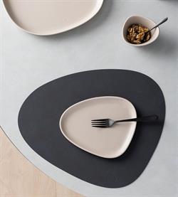 Stoneware frokosttallerken sand fra LindDNA