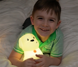 Lumipets - Hundehvalp børnelampe natlampe med fjernbetjening fra Lumiworld