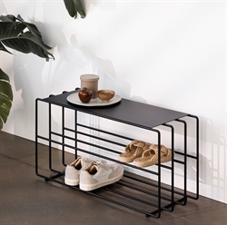 Neva skoreol sort i stål fra Metallbude