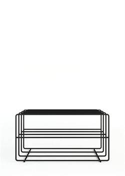 Neva skoreol sort i stål fra Metallbude