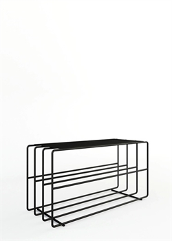 Neva skoreol sort i stål fra Metallbude