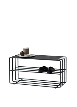 Neva skoreol sort i stål fra Metallbude