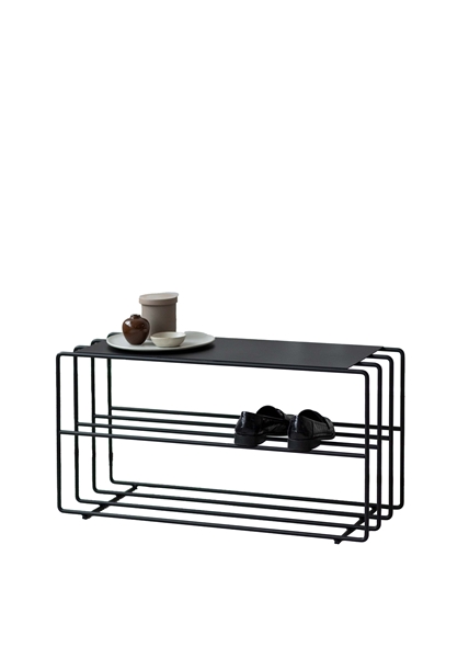 Neva skoreol sort i stål fra Metallbude